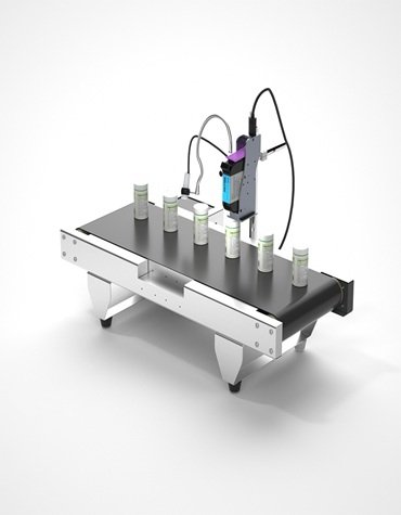 SCIENCEWAY MINI TIJ PRINTER WITH CONVEYOR BELT